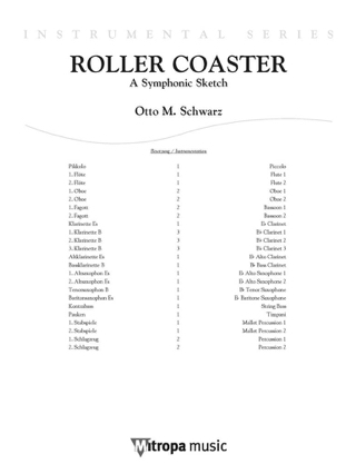 Roller Coaster - Otto M. Schwarz - Partition - Ensembles, Bands